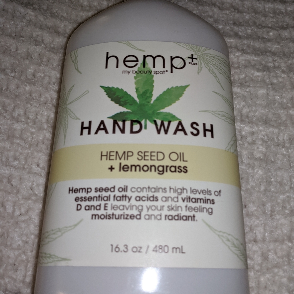 NEW! HEMP Hand Soap w/ Hemp Seed Oil & Lemongrass